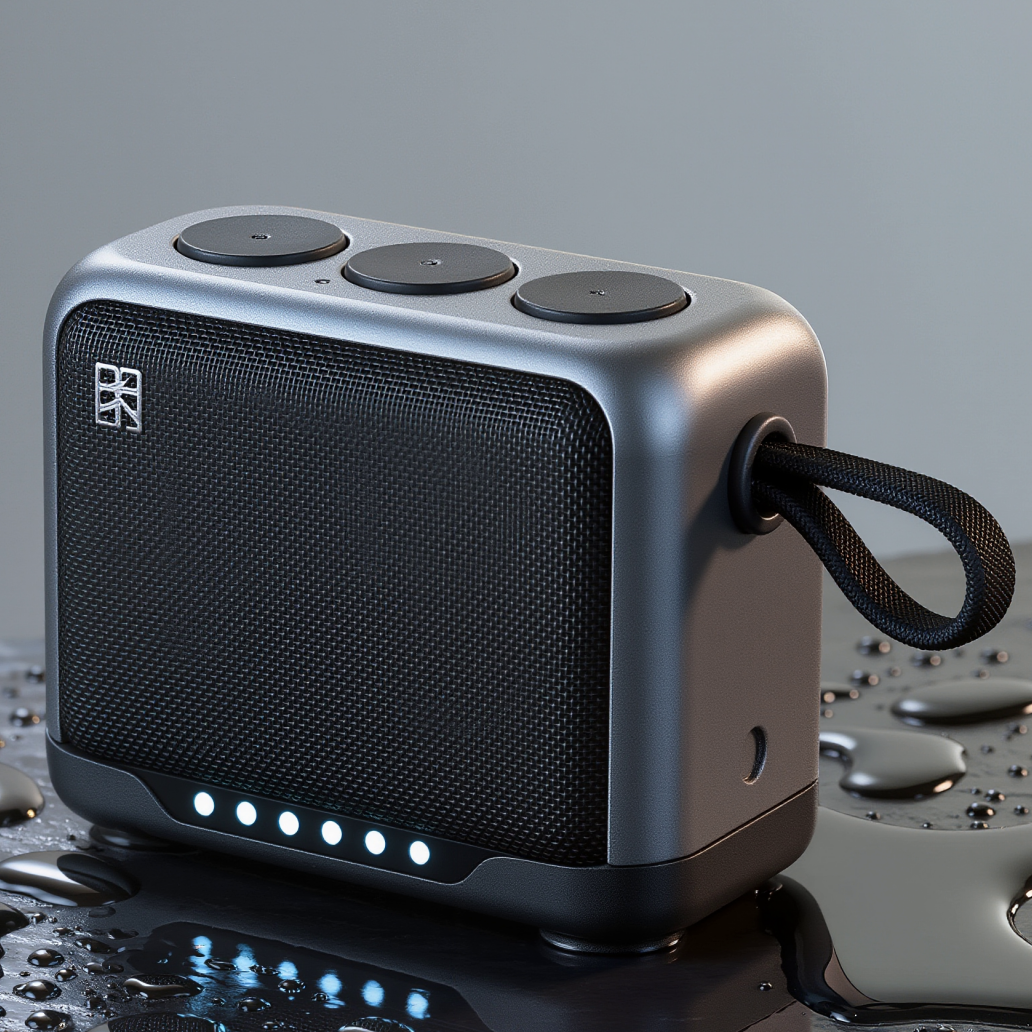Portable Bluetooth Speaker with Deep Bass - Waterproof Design