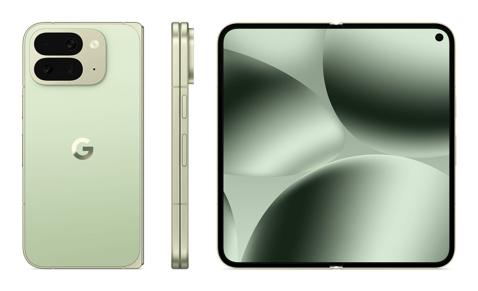 Google Pixel 10 Pro Fold 20.3 cm (8") Dual SIM Android 16.0 5G 16 GB 256 GB 5015 mAh Light Green